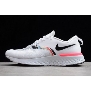 2019 Wmns Nike Odyssey React Flyknit 2 White Blue Void-Hyper Pink AV2608-146 Shoes